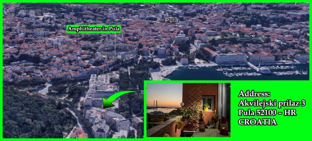 Ferienwohnung Pietas Iulia Pula Exterior foto